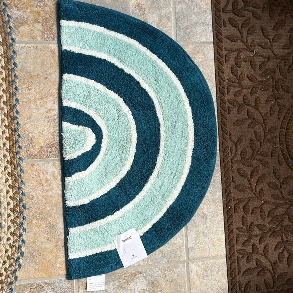 Urban Outfitters Shaped Rainbow Bath Mat NWT